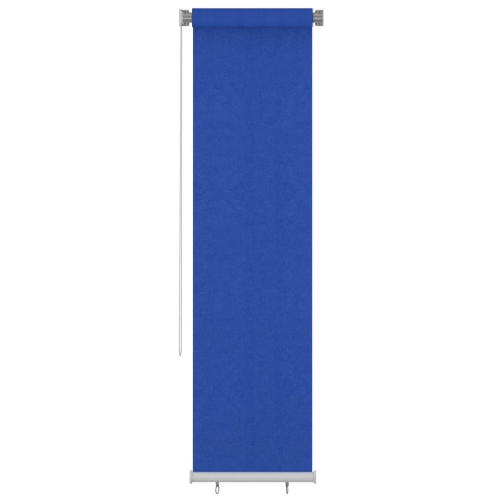 Store roulant d'extérieur 60x230 cm bleu pehd