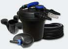 Kit filtration bassin à pression 6000l 11 watts uvc 40 watts pompe tuyau skimmer