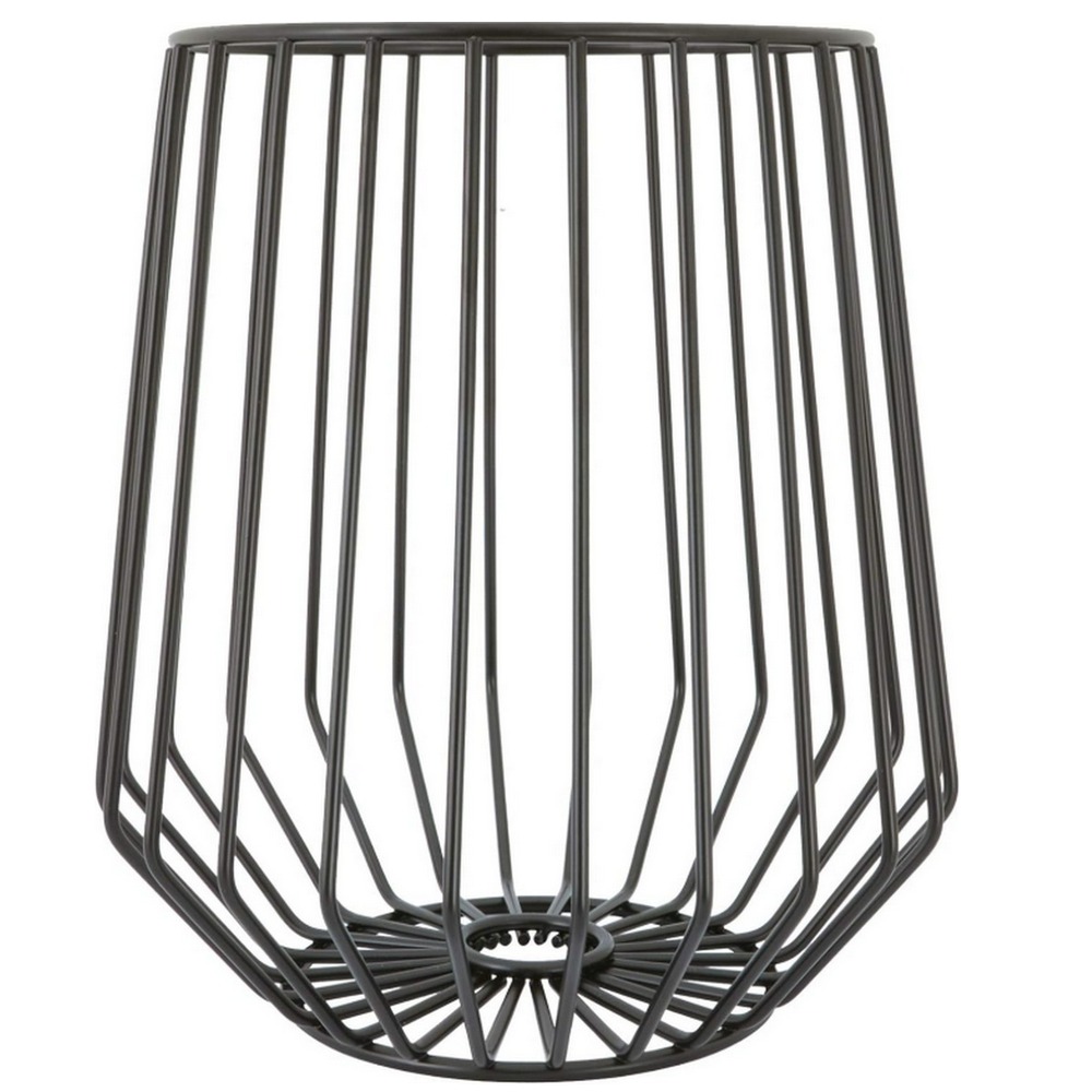 Panier à fruits et légumes en fil métal noir - pv-chr-3052