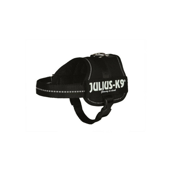Harnais - julius-k9 - baby 2 - xs-s 33-45 cm - 18 mm - noir