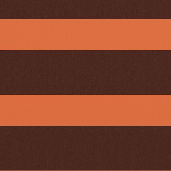 Écran de balcon orange et marron 120x400 cm tissu oxford