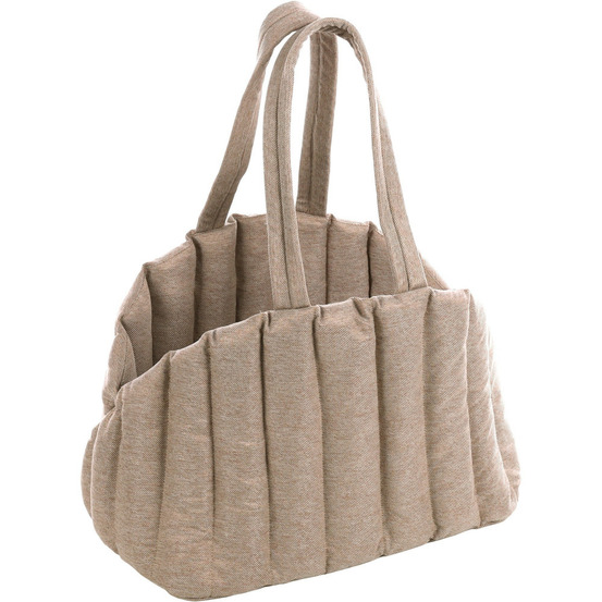 Sac de transport gladys beige 58cm x 32cm x 34cm h chien max 5 kg