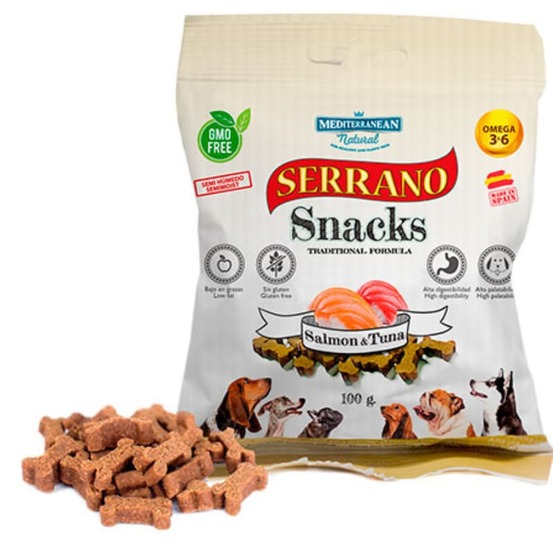Serrano snacks saumon et thon 100 gr