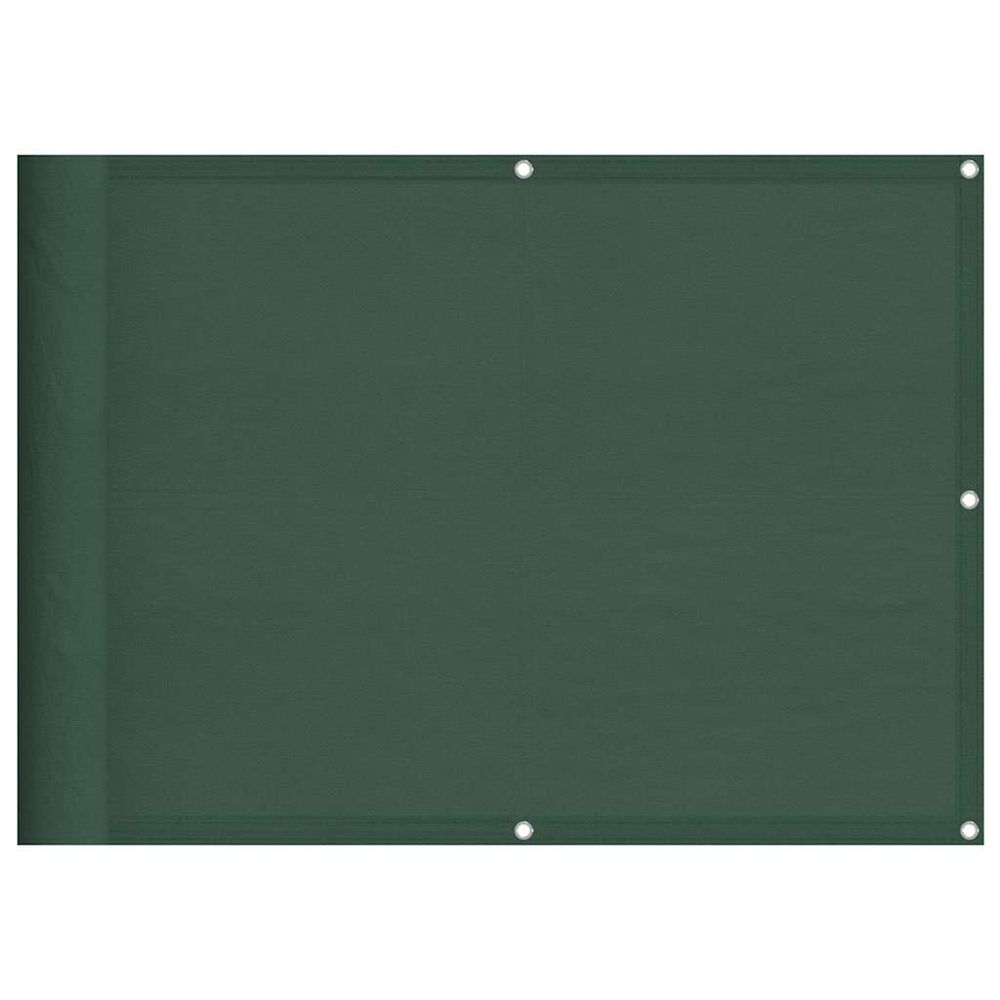 Écran de balcon vert foncé 75x700 cm 100% polyester oxford