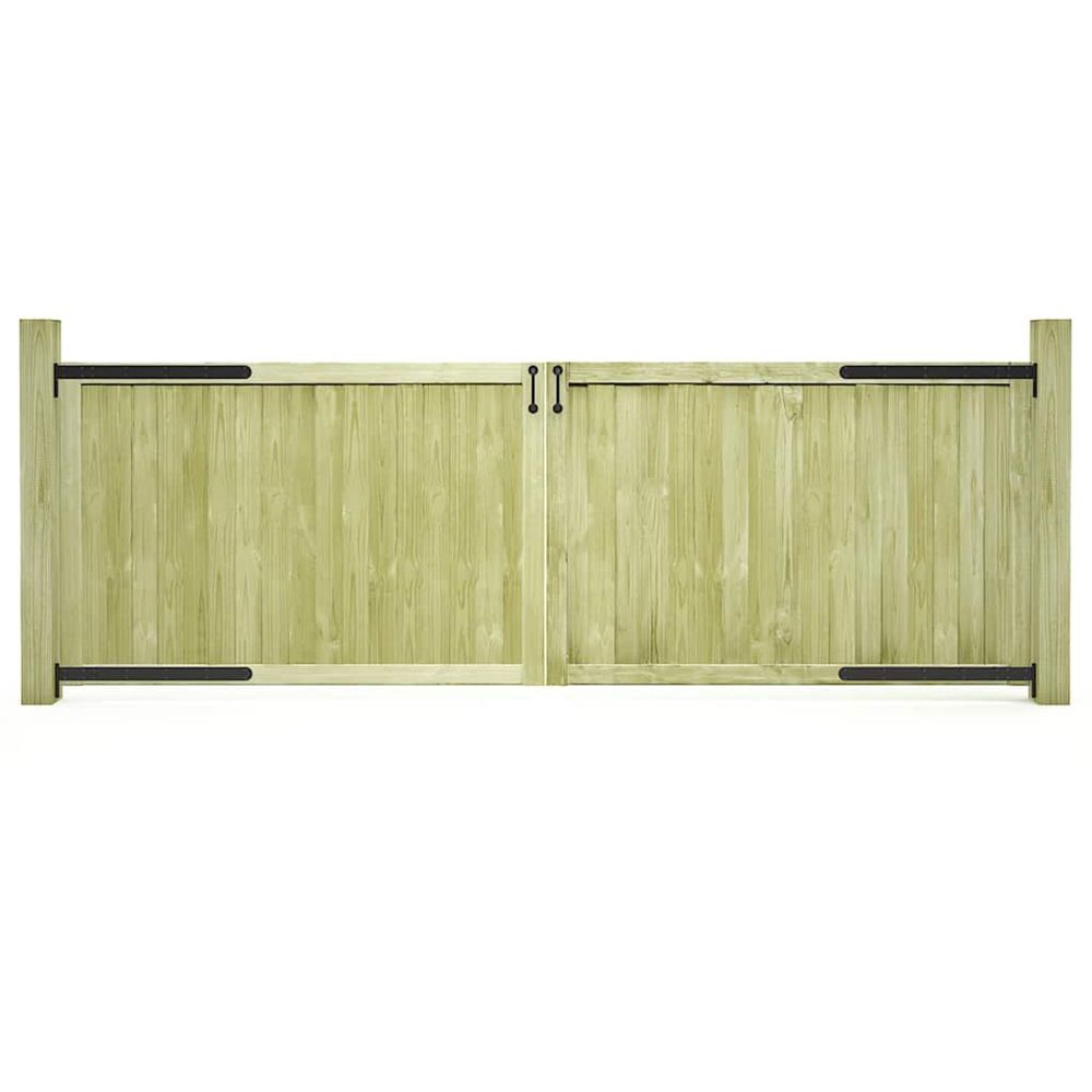 PORTILLONS DE JARDIN 2 PCS BOI-(864315)