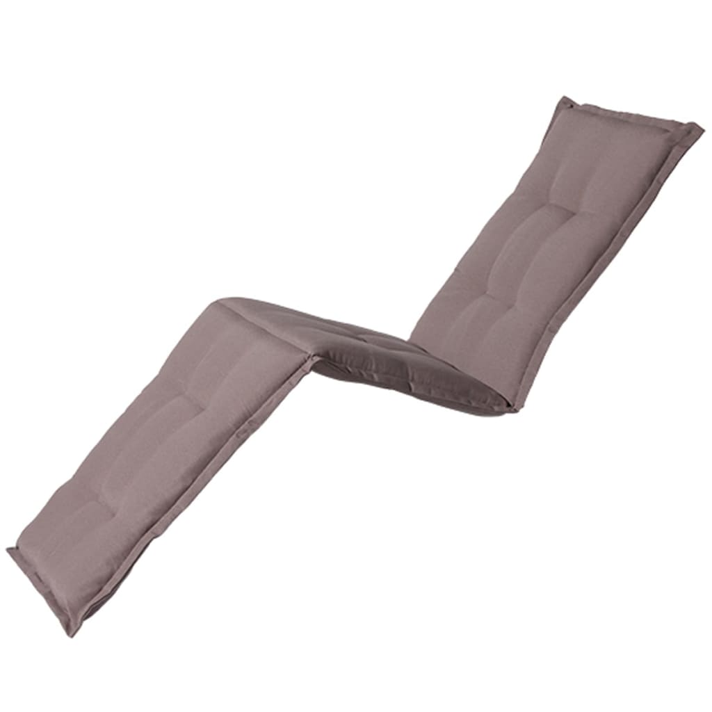 Coussin de chaise longue panama 200x60 cm taupe