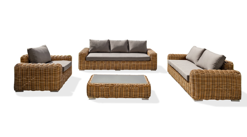 Salon de jardin borabora en résine tressée