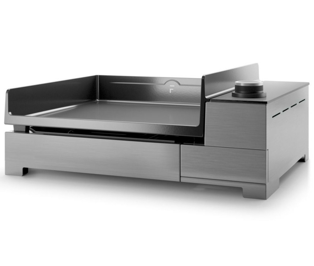 Plancha électrique 2500w plaque fonte émaillée 53. 5x40. 5cm - premium e45i