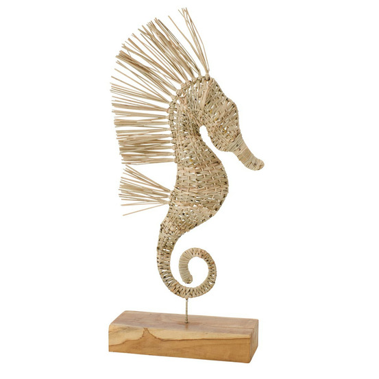 Statue hippocampe herbe