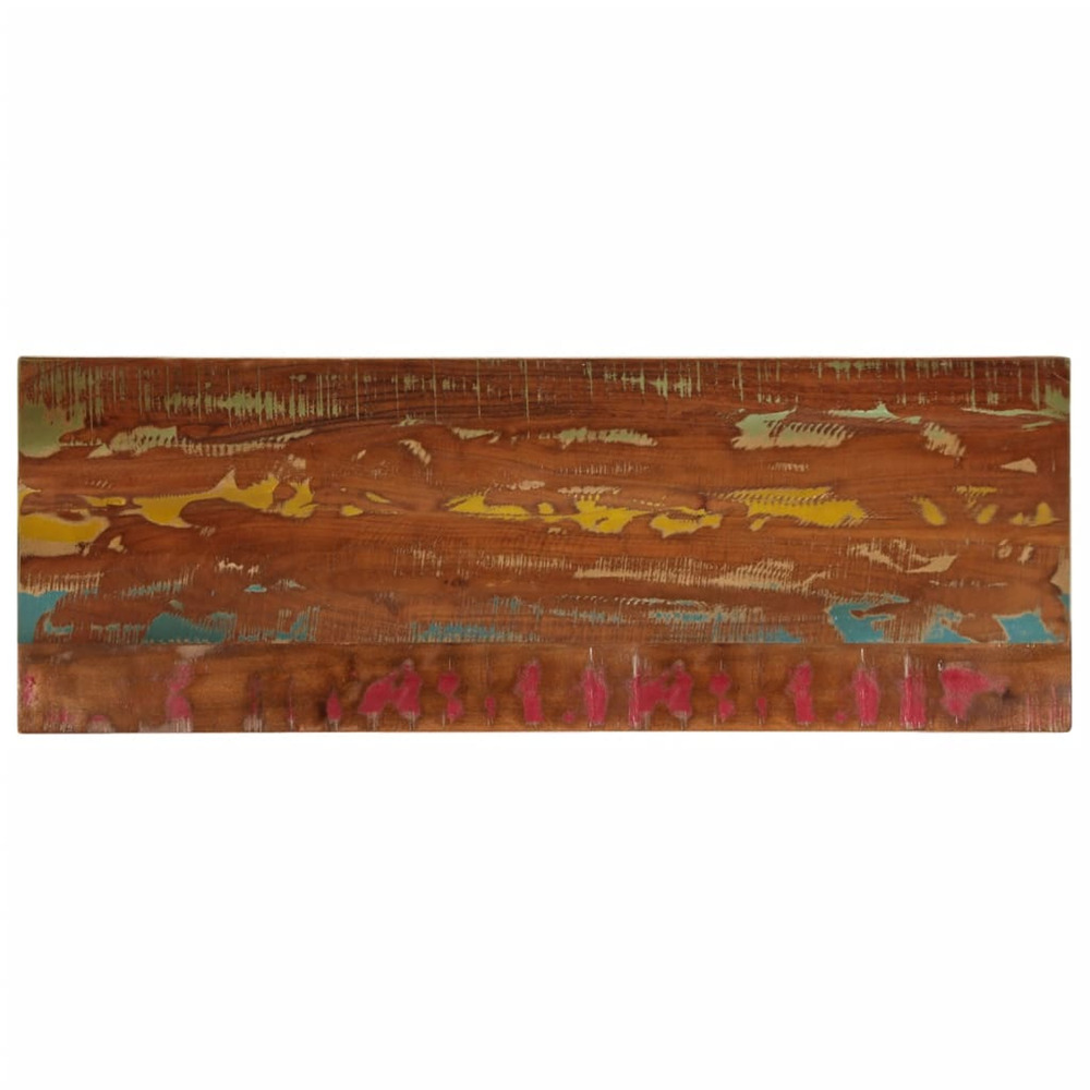 Dessus de table 140x60x3,8cm rectangulaire bois massif récupéré