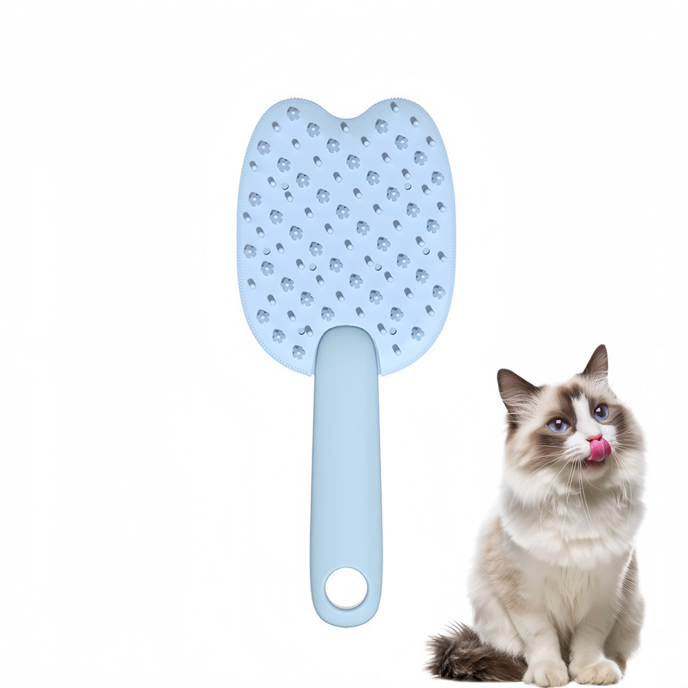 Peigne multifonction pour animaux de compagnie taille bleu s