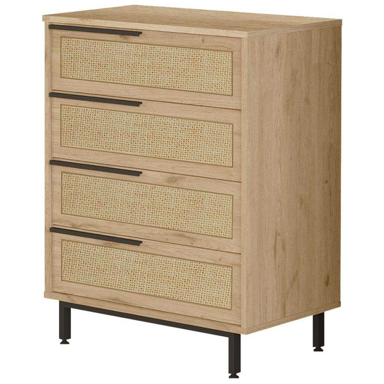 Commode en aggloméré et effet cannage only