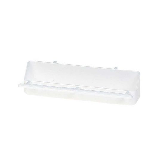 Mangeoire en plastique avec perchoir 18 cm pour cage à oiseaux