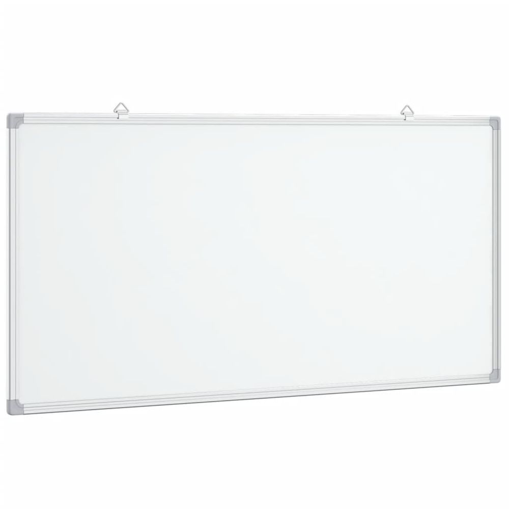 Tableau blanc magnétique 100x50x1,7 cm aluminium