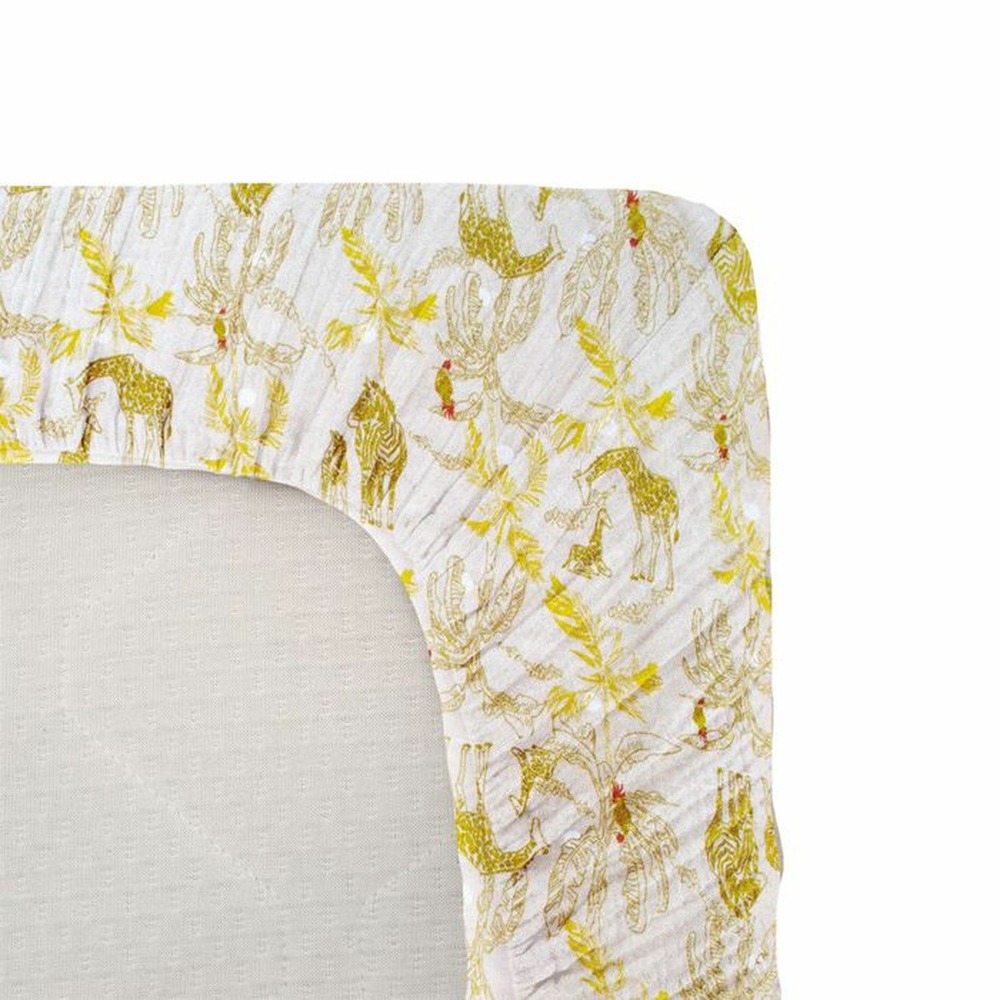 Drap housse jersey honey moon - 70 x 140 cm - coton extensible
