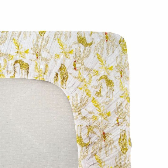 Drap housse jersey honey moon - 70 x 140 cm - coton extensible