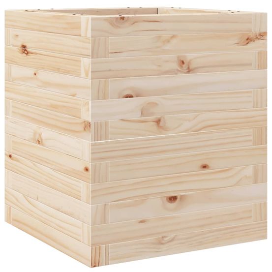 Jardinière d'extérieur 40x40x46 cm bois de pin massif