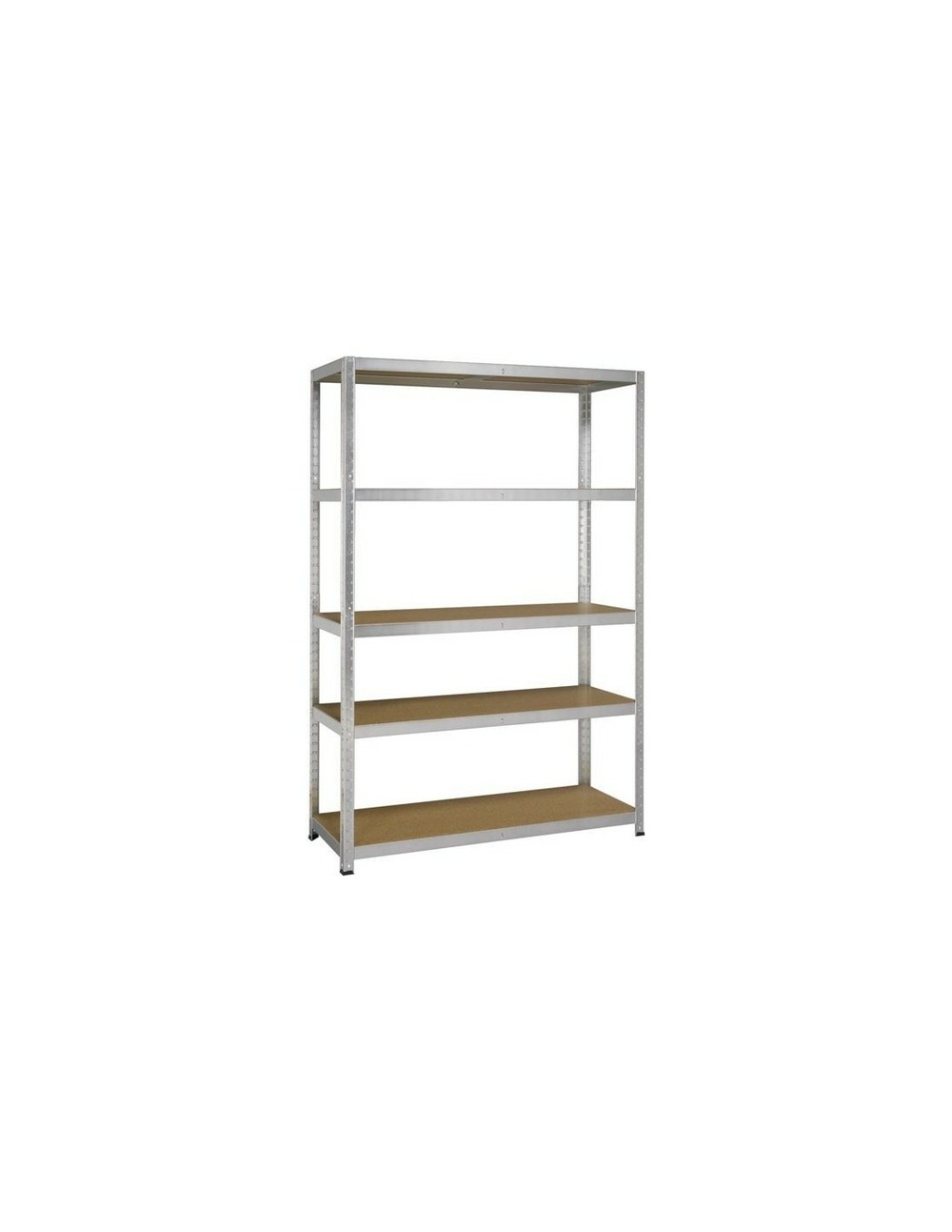 Etagere metal/bois 196x120x50 clipsable strong 265 galva ref 855005