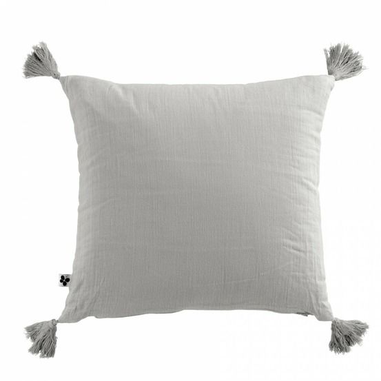 Coussin dehoussable gaze de coton nuage 40 cm