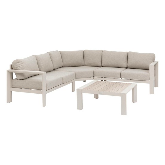 Salon d'angle de jardin