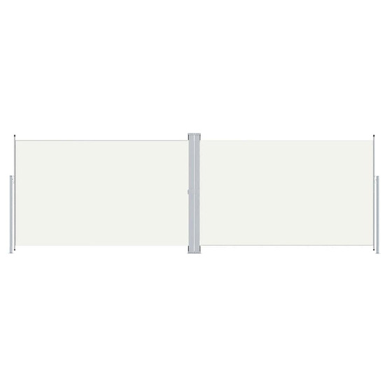 Auvent latéral rétractable crème 200x600 cm