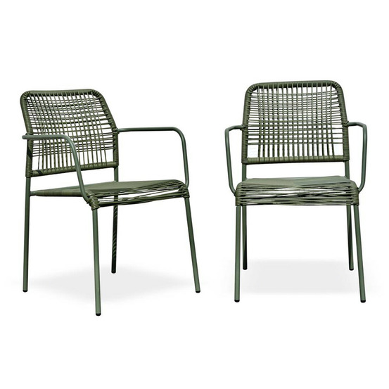 Lot de 2 fauteuils de jardin