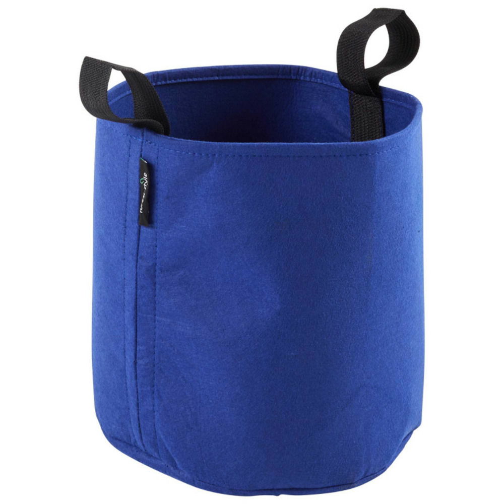 Sac plantation feutre géotextile 25 cm 12,3 l bleu cerland