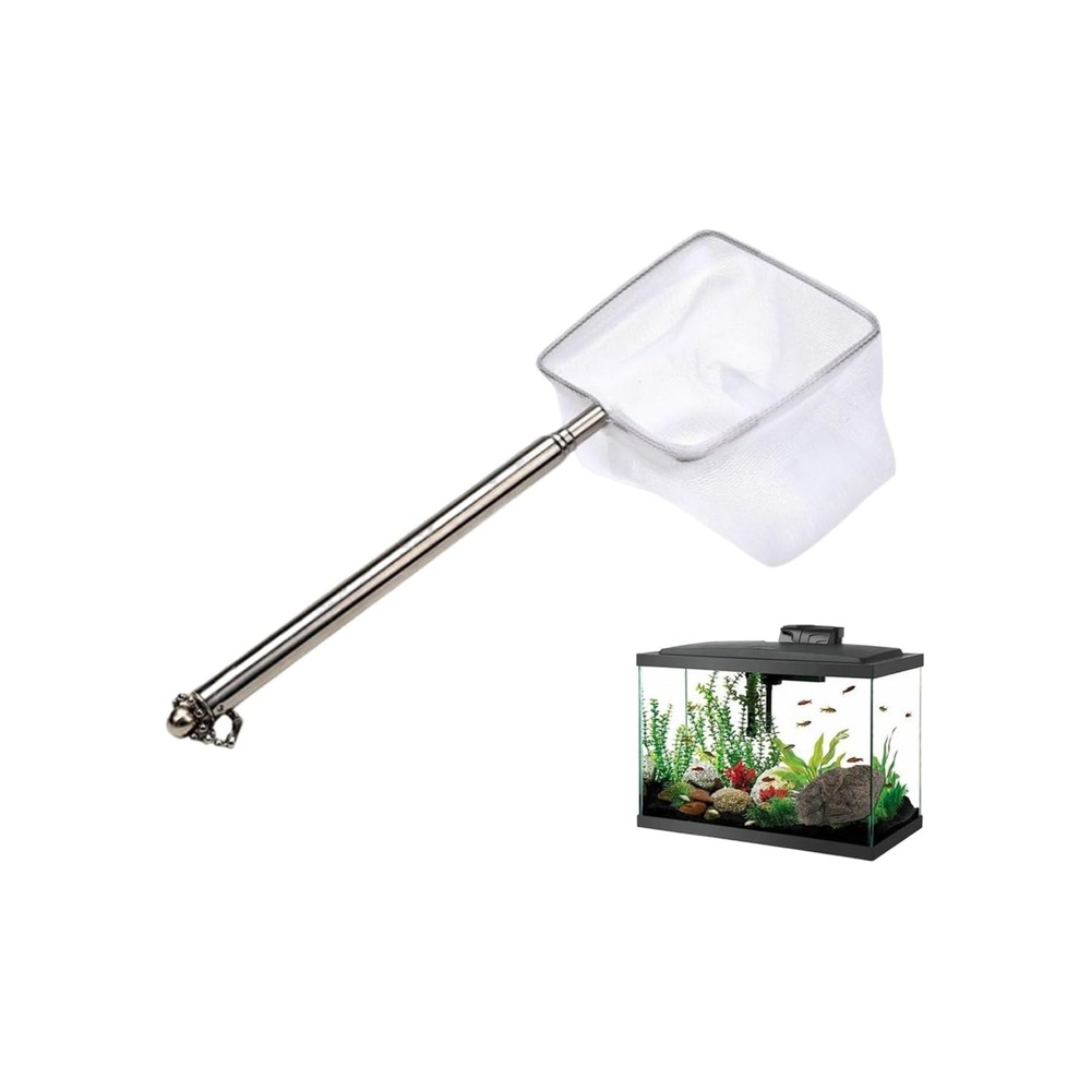 Filet pêche mini maille fine - manche télescopique