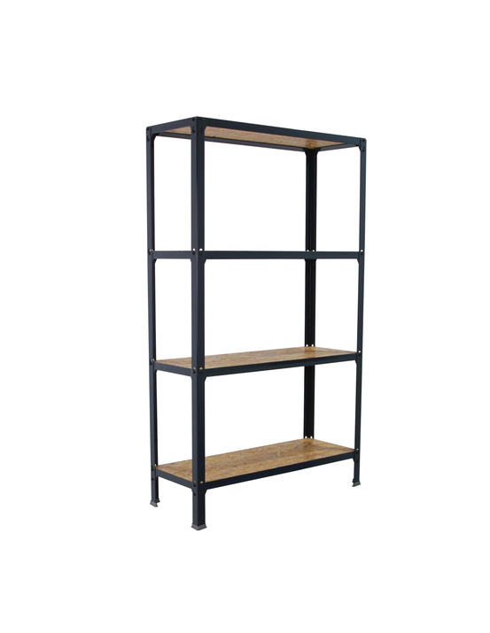 Etagère légère sans vis simonhome click wood mini 4/300 antracite/osb antracite/osb 1600x800x300 - simonrack