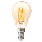 Ampoule led "standard" ambrée - filament droit e14