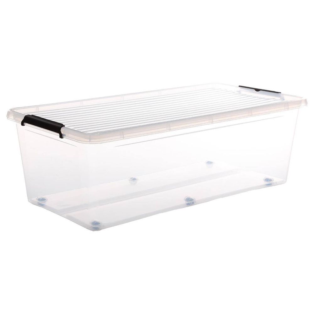 5five - boîte en plastique transparente 55l 