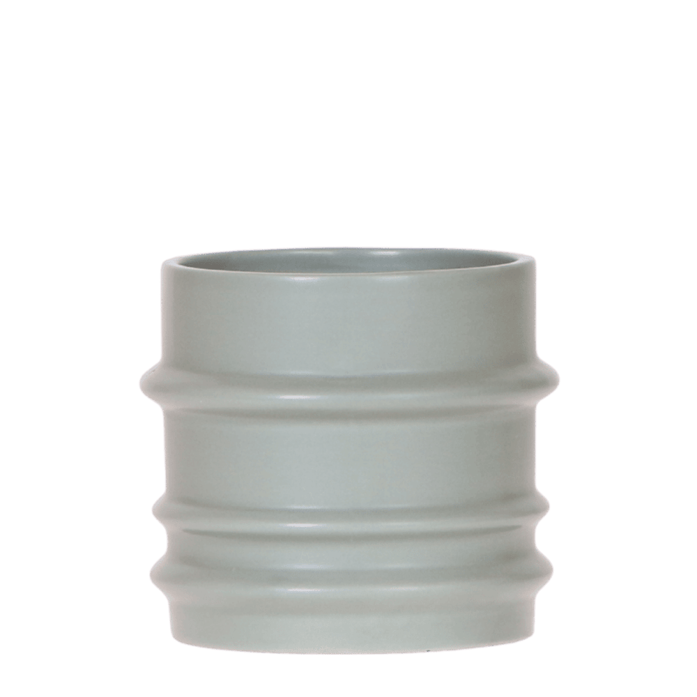 Cache-pot mellow vert - ø9 cm x h10,5 cm