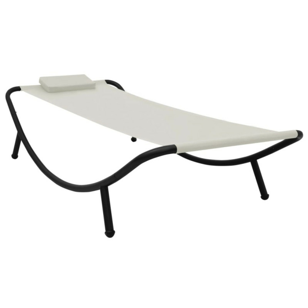 VIDAXL LIT DE JARDIN CREM 1-(917236)