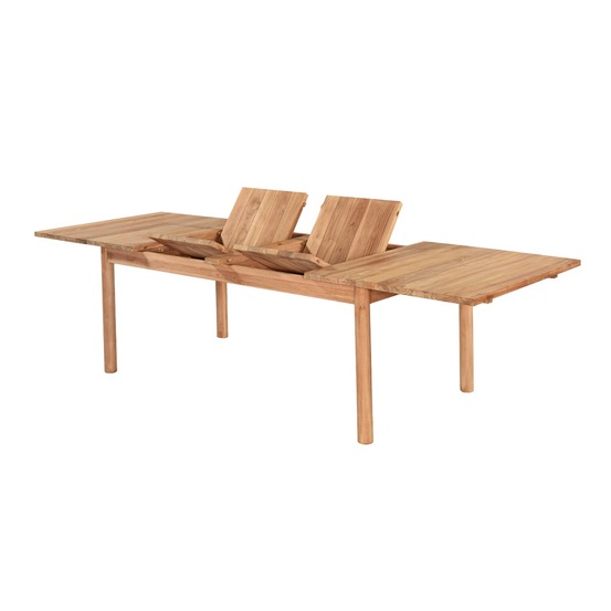 Table extensible teck massif auckland xl