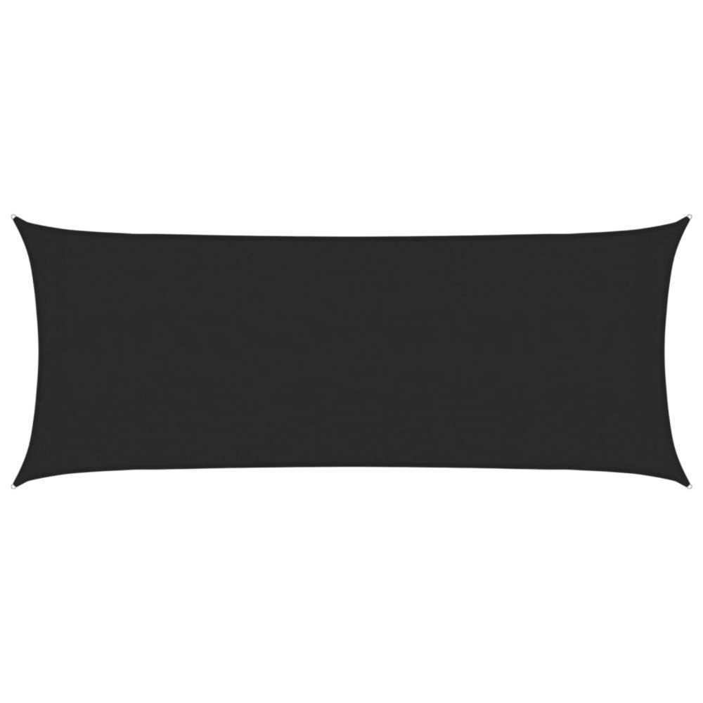 Voile d'ombrage 160 g/m² noir 2x4,5 m pehd