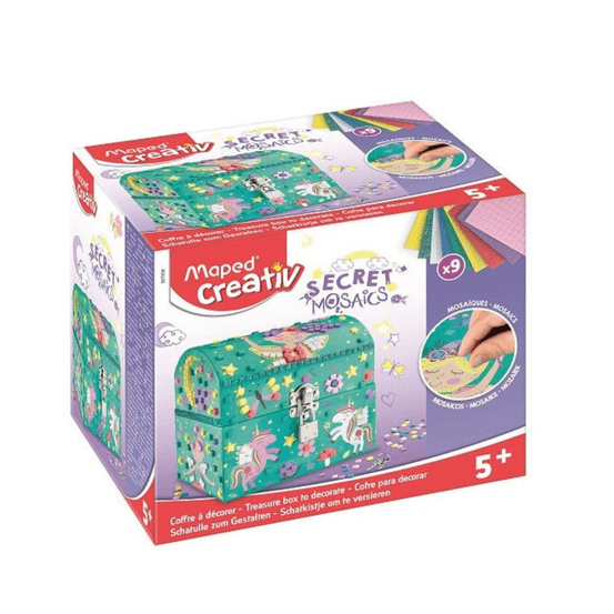 Kit diy mosaïque – personnalise ta boîte à secrets