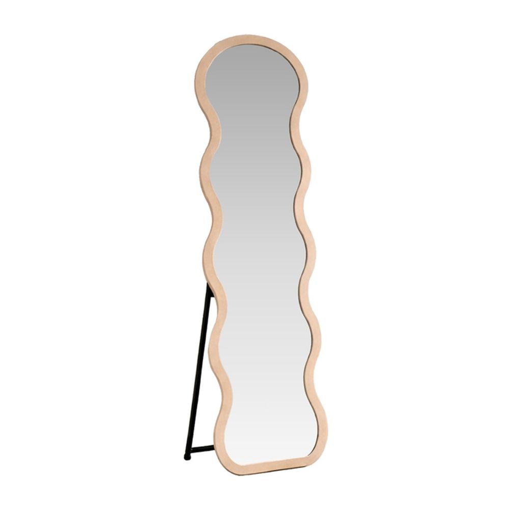 Miroir sur pied ondulé 