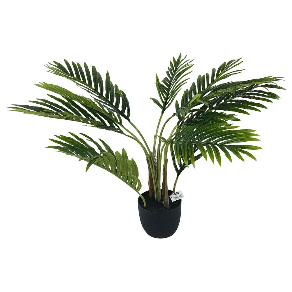 Plante Artificielle 110cm en pot Faux arbre palmier Aréca avec pot