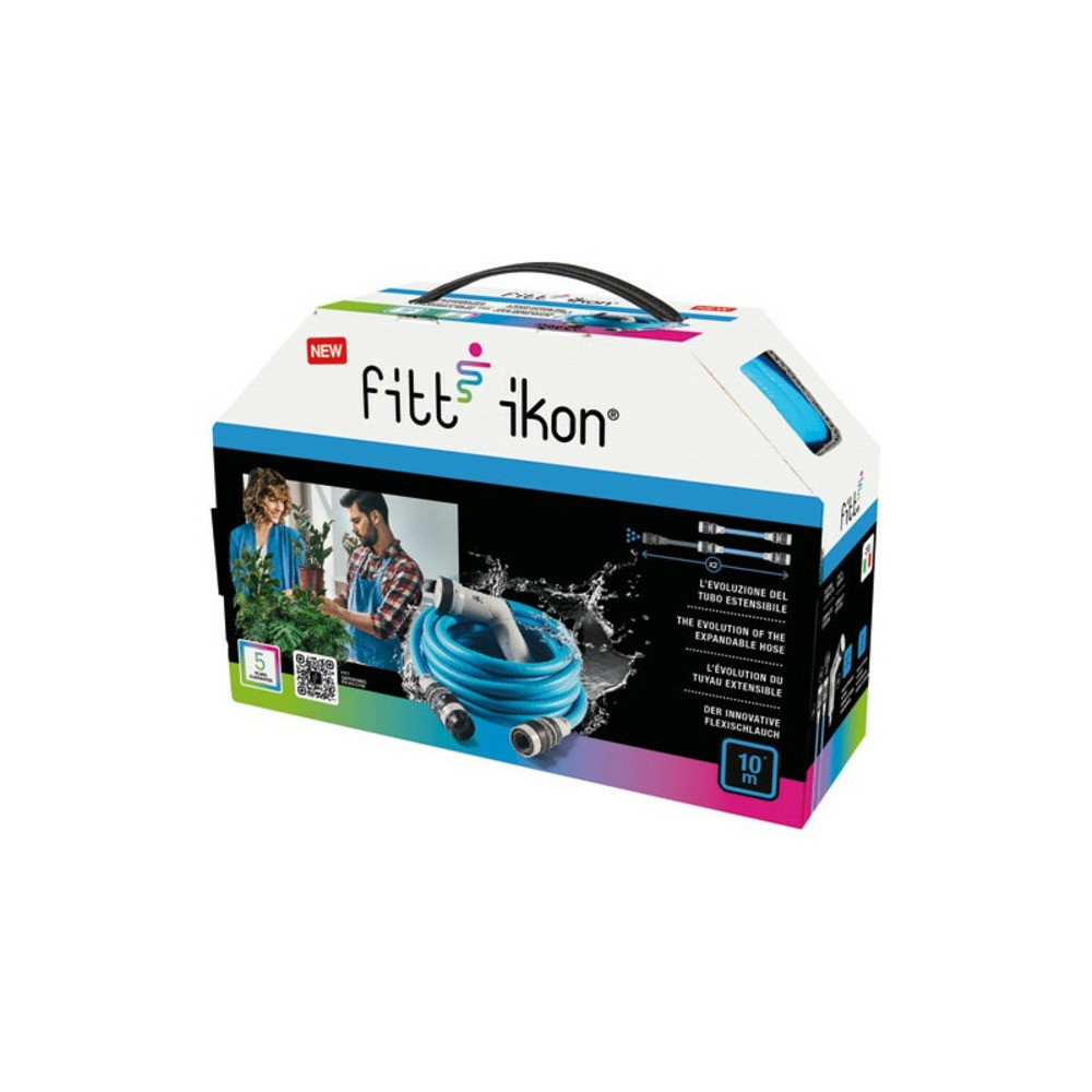 Tuyau extensible ikon 10m bleu fitt - 740070291059048