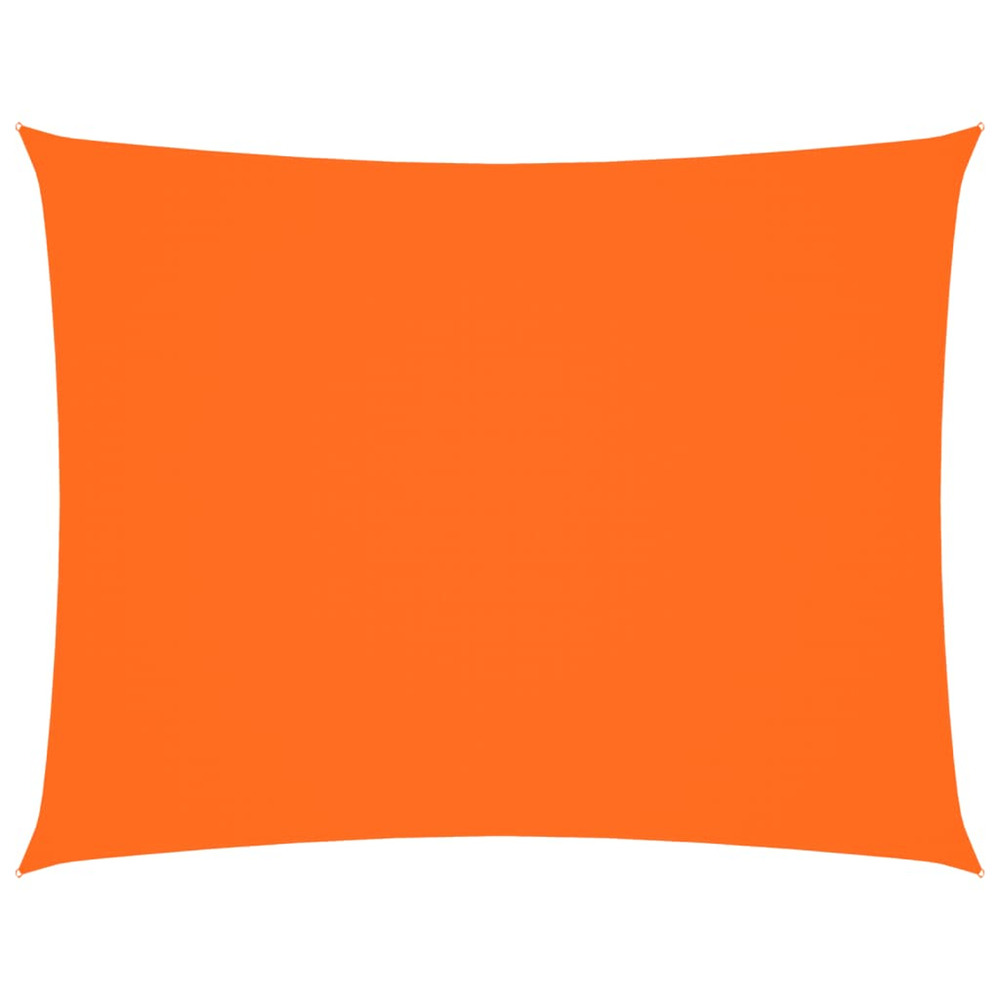 Voile de parasol tissu oxford rectangulaire 2,5x3,5 m orange
