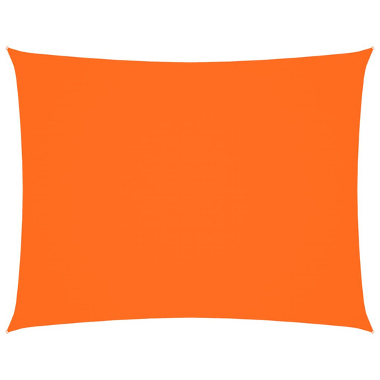 Voile de parasol tissu oxford rectangulaire 2,5x3,5 m orange