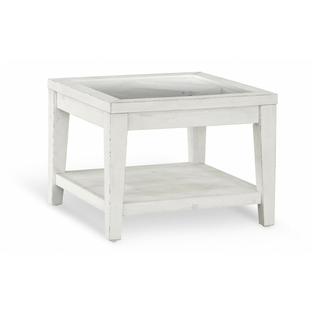 Table de chevet bois blanc - sélisa décoration d'autrefois