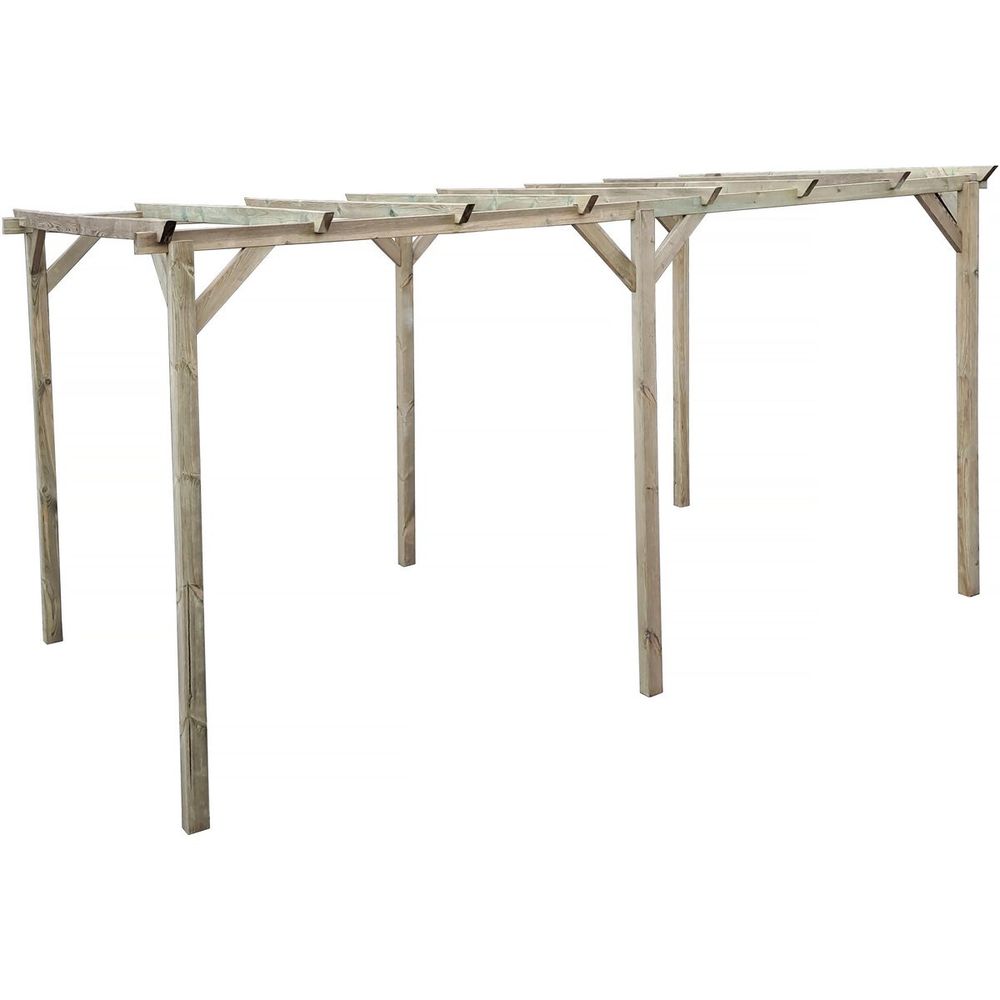 Carport voiture en bois 