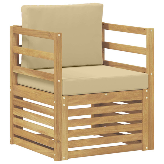 Canapé d’extérieur polyester blanc
