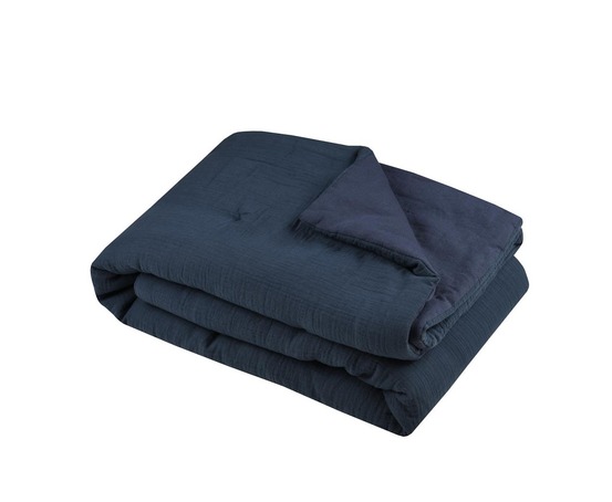 Plaid ou edredon en gaze de coton pop color