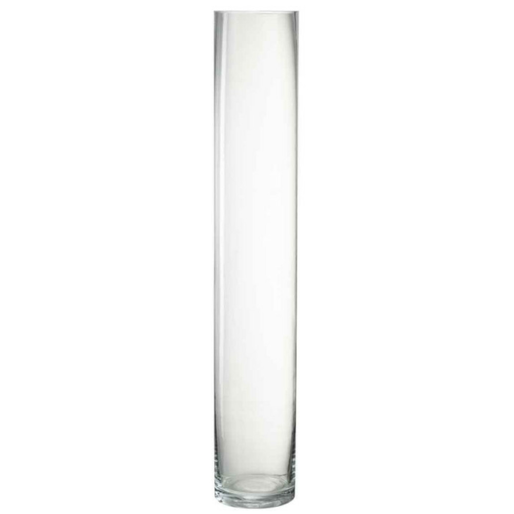 Vase design en verre vola 60cm transparent