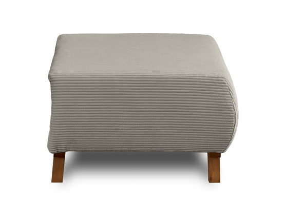 Cristal - pouf modulable - 65 cm - en velours côtelé
