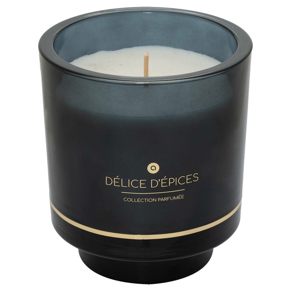 Bougie parfumée ilae 225g pot verre épices