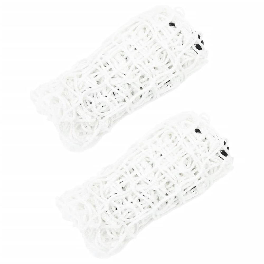 Filets à foin 2 pcs rectangulaire blanc 150x90 cm pp