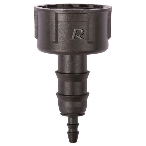 Adaptateur cannelé pour tuyau diamètre16mm et 6mm fileté 3/4